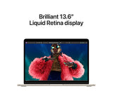 APPLE MacBook Air 13.6" (2024) - M3, 8GB RAM, 256GB SSD, Starlight - Pristine