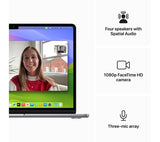 APPLE MacBook Air 13.6" (2024) - M3, 8GB RAM, 256GB SSD, Space Grey - Pristine