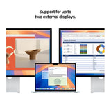 APPLE MacBook Air 13.6" (2025) - M4, 16GB RAM, 256GB SSD, Midnight - Pristine