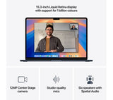 APPLE MacBook Air 15" (2025) - M4, 16GB RAM, 256GB SSD, Midnight - Pristine