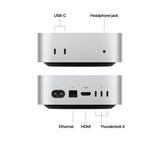 Apple Mac mini (2024) – M4, 16GB RAM, 256GB SSD – Silver – Pristine