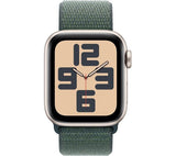 APPLE Watch SE 2 - 40mm Starlight Aluminium Case with Lake Green Sport Loop - Good