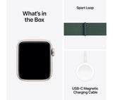 APPLE Watch SE 2 - 40mm Starlight Aluminium Case with Lake Green Sport Loop - Good
