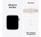 APPLE Watch SE - 40mm Starlight Aluminium Case with Starlight Sport Band, S/M - Pristine