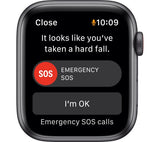 APPLE Watch SE 1 Cellular - Space Grey Aluminium with Midnight Sports Band, 44mm - Good