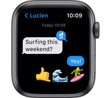 APPLE Watch SE 1 Cellular - Space Grey Aluminium with Midnight Sports Band, 44mm - Good