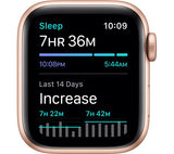 APPLE Watch SE 1st Gen Cellular - Gold Aluminium with Pink Sand Sports Band, 44mm - Pristine