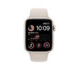 APPLE Watch SE Cellular (2022) - Starlight with Starlight Sports Band, 44mm - Good