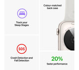 APPLE Watch SE Cellular (2022) - Starlight with Starlight Sports Band, 44mm - Good