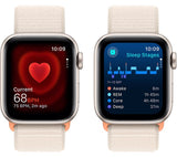 APPLE Watch SE (2023) - 40 mm Starlight Aluminium Case with Starlight Sport Loop - Very Good