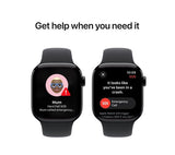 APPLE Watch Series 10 - 42 mm Jet Black Aluminium Case with Black Sport Band, S/M - Pristine