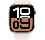 APPLE Watch Series 10 - 42mm Rose Gold Aluminium Case with Light Blush Sport Band, S/M - Good