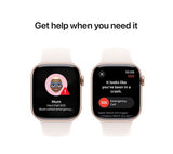 APPLE Watch Series 10 - 42mm Rose Gold Aluminium Case with Light Blush Sport Band, S/M - Good