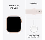 APPLE Watch Series 10 - 42mm Rose Gold Aluminium Case with Light Blush Sport Band, M/L - Pristine