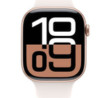APPLE Watch Series 10 - 46mm Rose Gold Aluminium Case with Light Blush Sport Band, M/L - Good