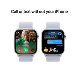 APPLE Watch Series 10 - 46mm Silver Aluminium Case with Blue Sport Loop - Pristine