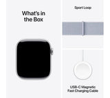 Apple Watch Series 10 GPS 42mm Silver Aluminium with Blue Cloud Sport Loop – Pristine