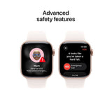 Apple Watch Series 11 Cellular - 42mm Rose Gold Aluminium Case with Light Blush Sport Band, S/M - Pristine