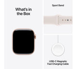 Apple Watch Series 11 Cellular - 42mm Rose Gold Aluminium Case with Light Blush Sport Band, S/M - Pristine