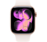Apple Watch Series 11 Cellular - 42mm Rose Gold Aluminium Case with Light Blush Sport Band, S/M - Pristine
