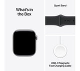 Apple Watch Series 11 - 42mm Space Grey Aluminium Case with Black Sport Band, M/L - Pristine