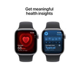 Apple Watch Series 11 - 42mm Space Grey Aluminium Case with Black Sport Band, M/L - Pristine