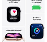 Apple Watch Series 11 GPS, 46mm Space Grey Aluminium Case with Black Sport Band - S/M - Pristine