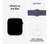 APPLE Watch Series 11 Cellular - 46mm Silver Aluminium Case with Purple Fog Sport Band, M/L - Pristine