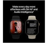 APPLE Watch Series 12 GPS + Cellular - 46mm Black Aluminium Case with Black Sport Band, M/L - Pristine
