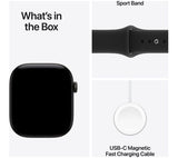 APPLE Watch Series 12 GPS + Cellular - 46mm Black Aluminium Case with Black Sport Band, M/L - Pristine
