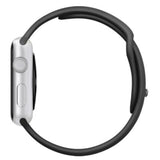 APPLE Watch Series 3 - Silver & Black Sports Band, 38mm - Acceptable