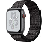 APPLE Watch Series 4 Cellular - Space Grey with Black Nike Sports Band, 44mm - Good