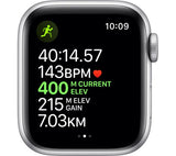APPLE Watch Series 5 GPS - Silver Aluminium with White Sports Band, 40mm - Very Good
