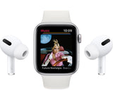 APPLE Watch Series 6 Cellular - Gold Aluminium with Pink Sand Sports Band, 40mm - Good