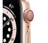 APPLE Watch Series 6 Cellular - Gold Aluminium with Pink Sand Sports Band, 40mm - Good