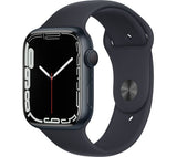 APPLE Watch Series 7 GPS - Midnight Aluminium with Midnight Sports Band, 45mm - Very Good