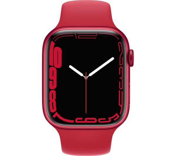 APPLE Watch Series 7 Cellular 4G - (PRODUCT)RED Aluminium with (PRODUCT)RED Sport Band, 45mm - Acceptable