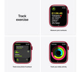 APPLE Watch Series 7 Cellular 4G - (PRODUCT)RED Aluminium with (PRODUCT)RED Sport Band, 45mm - Acceptable