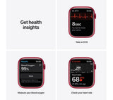 APPLE Watch Series 7 Cellular 4G - (PRODUCT)RED Aluminium with (PRODUCT)RED Sport Band, 45mm - Acceptable