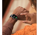 APPLE Watch Series 8 Cellular - Graphite with Midnight Sports Band, 41mm - Very Good