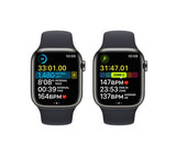 APPLE Watch Series 8 Cellular - Graphite with Midnight Sports Band, 41mm - Very Good