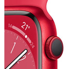 APPLE Watch Series 8 - (PRODUCT)RED with (PRODUCT)RED Sports Band, 41mm - Very Good