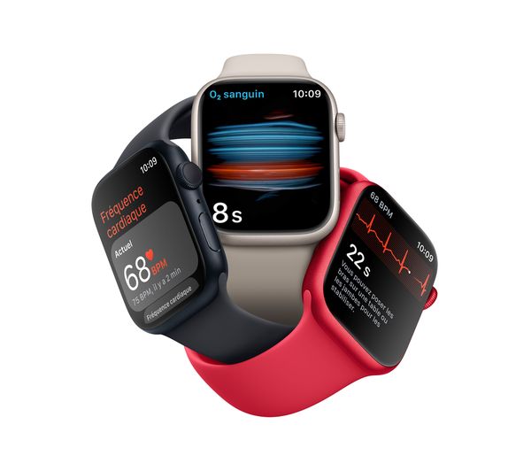 APPLE Watch Series 8 - (PRODUCT)RED with (PRODUCT)RED Sports Band, 41mm - Very Good