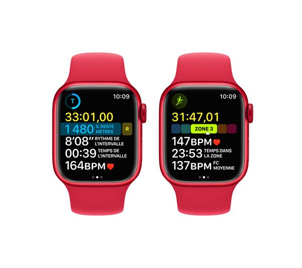 APPLE Watch Series 8 - (PRODUCT)RED with (PRODUCT)RED Sports Band, 41mm - Very Good