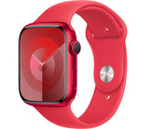APPLE Watch Series 9 - 45 mm (PRODUCT)RED Aluminium Case with (PRODUCT)RED Sport Band, S/M - Very Good