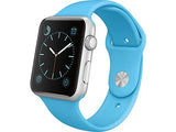 APPLE Watch Sport Band - 42mm, Blue, S/M & M/L - MJ4R2ZM/A