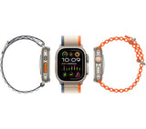 APPLE Watch Ultra 2 Cellular - 49mm Titanium Case with Black & Blue Trail Loop, S/M - Pristine