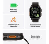 APPLE Watch Ultra 3 GPS + Cellular - 49mm Black Titanium Case with Black Ocean Band - Very Good