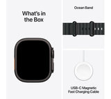 APPLE Watch Ultra 3 GPS + Cellular - 49mm Black Titanium Case with Black Ocean Band - Very Good