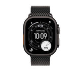 APPLE Watch Ultra 3 Cellular - 49mm Black Titanium Case with Black Titanium Milanese Loop, Medium - Pristine